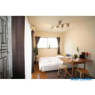 A 3-minute walk from Shin-Okubo Station, 3 people can move in, furniture and home appliances are inc