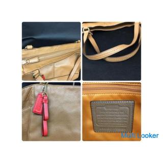 COACH Parker Leather Carry All PRK LTH CARRIE Tote Bag