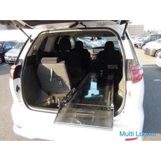 Must-see! 2012 Toyota Estima ☆ Sleeper! Hearse! Patient transport vehicle! Shining pearl white! Navi