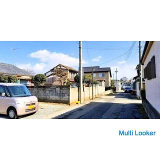 [Buying and selling information] 9 minutes walk from Sano City Station, Tochigi Prefecture Land 152 