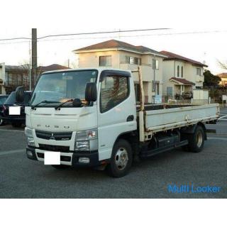2013 Canter 4WD long flat all low floor vehicle inspection 3/8 AT