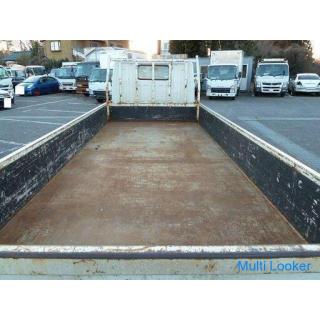 2013 Canter 4WD long flat all low floor vehicle inspection 3/8 AT