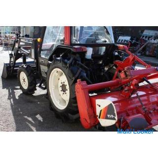 Yanmar Tractor AF30 30 hp Front Loader Cabin Air Conditioner Power Steering Automatic Horizontal Dou