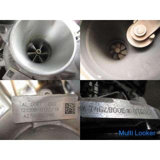 2013 Mercedes W246 B180 engine with turbine