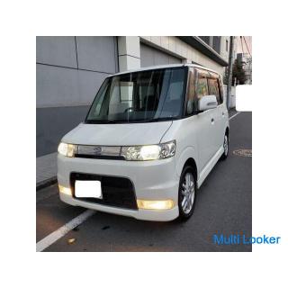 Daihatsu Tanto Custom RS Turbo 90.000 km. Genuine Navigation Xenon Genuine Aero & 15AW