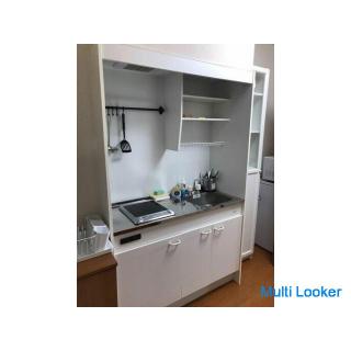 [Short-term rental] Chibune 301 room furniture with electric appliances 1 minute from Chibune statio