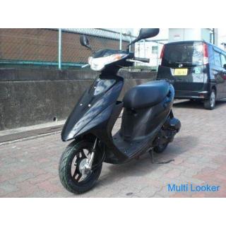 Suzuki Address V50 Fi Late model black, battery / tire front and rear, etc. Newly replaced