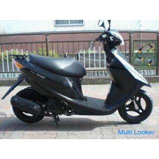 Suzuki Address V50 Fi Late model black, battery / tire front and rear, etc. Newly replaced