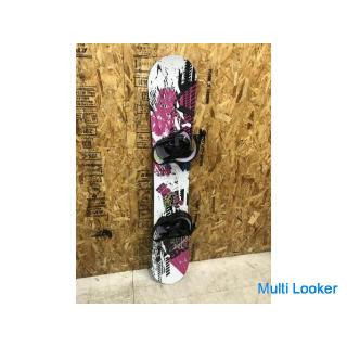 Snowboard ★ Binding set ★ Approximately 151 cm / with case