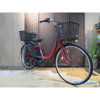 PANASONIC PAS NATURA M PA26NM Red 26 inch Interior 3-stage with charger Easy shopping! Bicycle