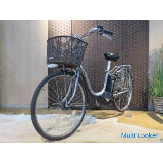YAMAHA PAS NATURA L SUPER PM26NLSP 26 inch Gunmetal Interior 3-stage Charger Bicycle