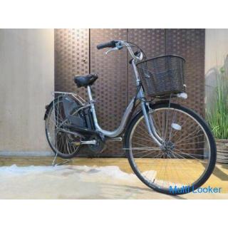 YAMAHA PAS NATURA L SUPER PM26NLSP 26 inch Gunmetal Interior 3-stage Charger Bicycle