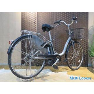 YAMAHA PAS NATURA L SUPER PM26NLSP 26 inch Gunmetal Interior 3-stage Charger Bicycle