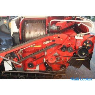 Yanmar combine GC215 2-row harvester 15 horsepower divider Glen tank round handle