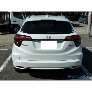 Honda Vezel Hybrid Z Sensing Half Leather Seat Memory Navi Full Seg Smart Key Genuine AW
