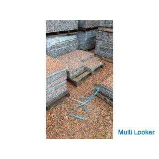 Permeable interlocking construction (made of tile chips), interlocking repair! Rental Handyman CONTA