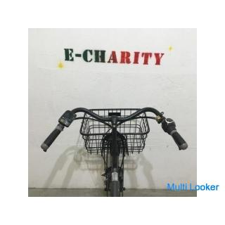 【FREE SHIPPING】 Electric Bicycle Small Wheel Bike Panasonic Glitter Metallic Gray 20 inch