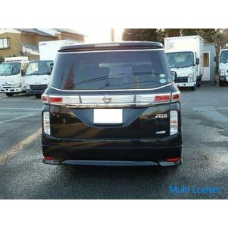 2012 Nissan Elgrand 250 Highway Star Urban Chrome Car Harmony HDD Navigation Full Seg Rear Monitor B