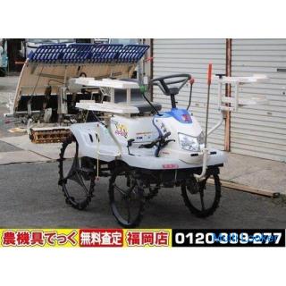 Iseki Rice Transplanter 4-row Planting Sanae PPZ4-DL 5HP Power Ste 4WD Ground Leveling Rotor
