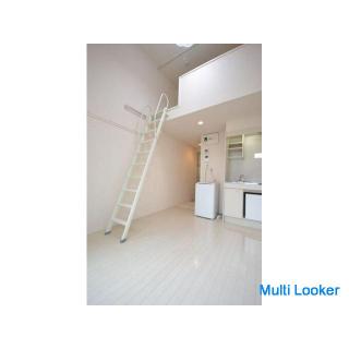 Initial cost 50,000 yen-By new BT and 6 home appliances included! With loft! 16 minutes by bus to Ka