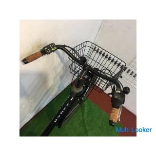 Electric bicycle with children BRIDGESTONE Heidi Two T.X Kurotsuyakeshi 26 inch large capacity batte