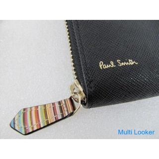 almost new! Paul Smith Long Wallet Genuine Leather The PSC785 [Branded Goods Purchase Earl One Tagaw