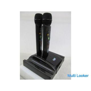 Beautiful goods Home karaoke on stage (with 2 microphones) Built-in 900 songs [Karaoke equipment pur