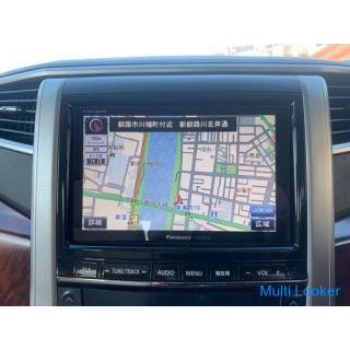 2009 Toyota Alphard 4WD external 8-inch navigation full-segment TV CD DVD