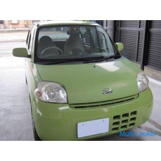 Daihatsu Esse Green, 60000 km, no accident history, clean inside the car!