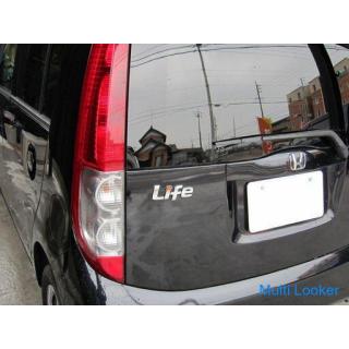 Honda Life Black No accident history Navi with 1Seg TV