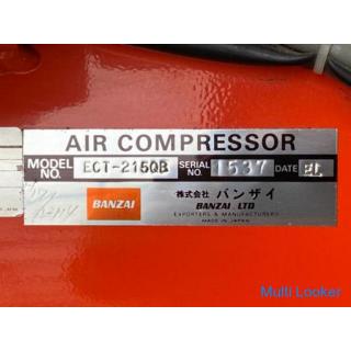 Banzai Air Compressor ECT-215QB 2HP 60Hz 165L 200v