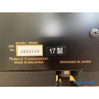 Roland Digital Piano Electronic Piano DP603 Made in 2017 Super Good Condition