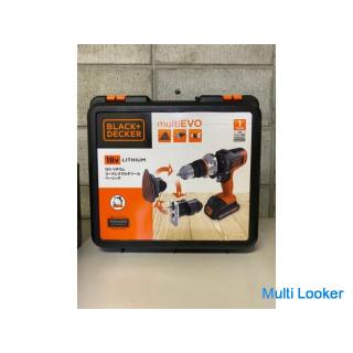 New BLACK + DECKER: 18V EVO Multi Tool Basic (Drill / Jigsaw / Thunder) EVO185B1