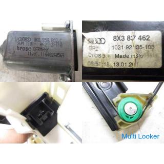 Audi A1 8X 8XCAX Right Power Window Motor