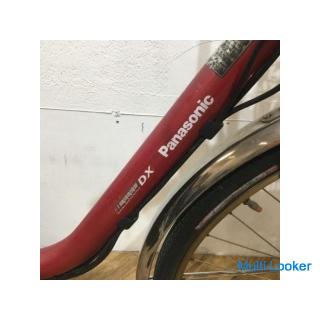 Electric Bicycle Mamachari Panasonic Bibi DX Red Ginger 26 inch