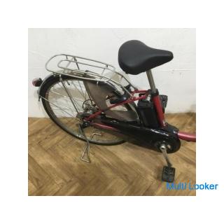 Electric Bicycle Mamachari Panasonic Bibi DX Red Ginger 26 inch