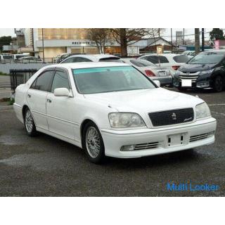 2001 Toyota Crown Athlete V HDD Navi ETC BBS Aluminum Wheel Lowdown