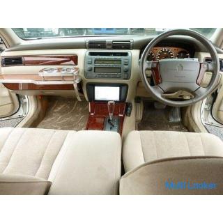 2001 Toyota Crown Athlete V HDD Navi ETC BBS Aluminum Wheel Lowdown