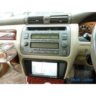 2001 Toyota Crown Athlete V HDD Navi ETC BBS Aluminum Wheel Lowdown