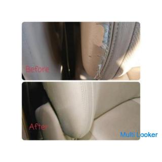 Leather repair, dashboard torn repair, repair sofa