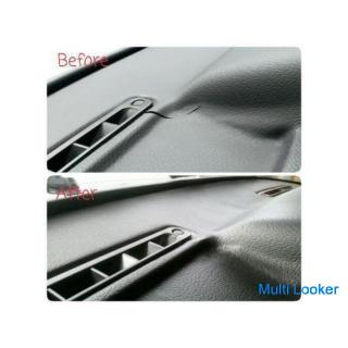 Dashboard cracked tear repair