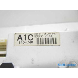 2011 Toyota Hiace TRH200V tachometer