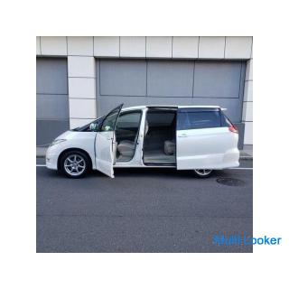 Toyota Estima 2.4G edition power sliding door on both sides genuine aero & 17AW 7-seater