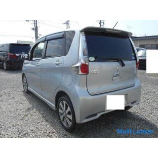2014 Mitsubishi ek Wagon Custom T 4WD ETC Genuine SD Navi Genuine Full Seg Genuine 15 inch AW Seat H