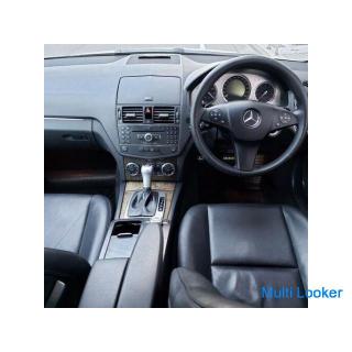 Mercedes C200 avantgarde AMG sports PKG AMG full aero & AMG17AW black leather sports seat genuin