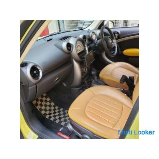 2012 BMW Mini Cooper Crossover Brown leather seat External HDD navigation Genuine 16AW 5-seater non-