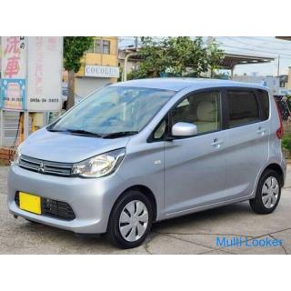 Mitsubishi ek Wagon M Cool Silver Metallic CD AUX Audio Eye Drink Stop Auto Air Conditioner Electric