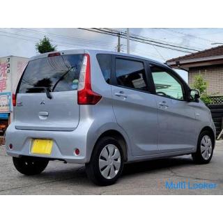 Mitsubishi ek Wagon M Cool Silver Metallic CD AUX Audio Eye Drink Stop Auto Air Conditioner Electric