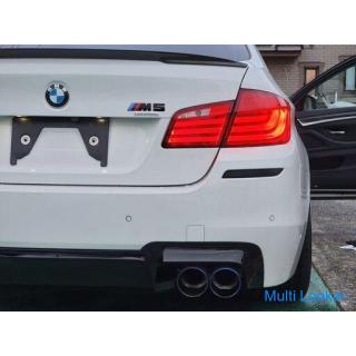 BMW M5 (F10) Alpin White III ECU tuning estimated 720ps Slocan KW harmonic drive WORK Geast 21 inche
