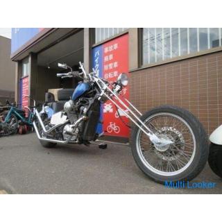 Honda Steed 400 long fork 400cc 1998 model 10.431 km blue metallic! American motorcycle